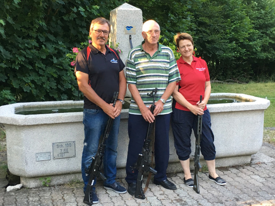 Sieger Vereinscup 2019; 1. Meyer HP, 2. Schaer M. 3. Krenger E Bild: Sieger Vereinscup 2019; 1. Meyer HP, 2. Schaer M, 3. Krenger E